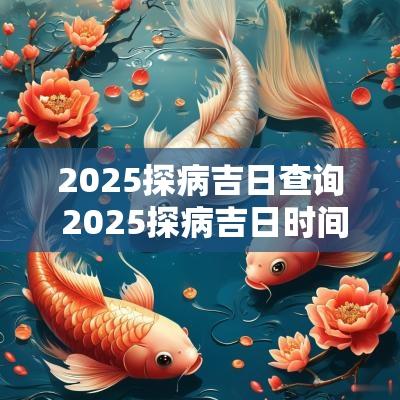 2025探病吉日查询 2025探病吉日时间