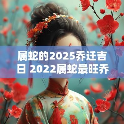 属蛇的2026乔迁吉日 2026属蛇最旺乔迁日子