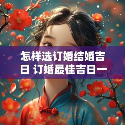 怎样选订婚结婚吉日 订婚最佳吉日一览表
