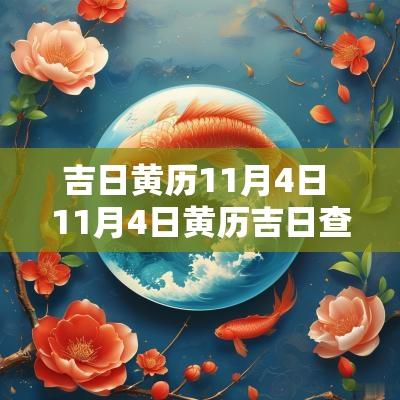 吉日黄历11月4日 11月4日黄历吉日查询