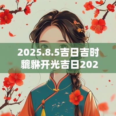 2025.8.5吉日吉时 貔貅开光吉日2025吉时