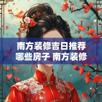 南方装修吉日推荐哪些房子 南方装修房子哪个季节装修最好