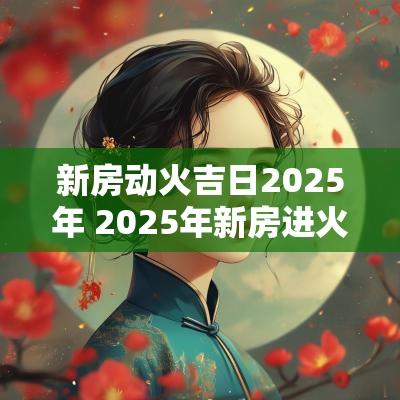 新房动火吉日2025年 2025年新房进火最佳日子