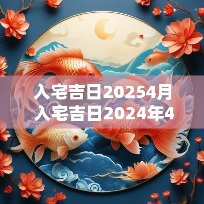 入宅吉日20254月 入宅吉日2025年4月查询