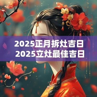 2025正月拆灶吉日 2025立灶最佳吉日