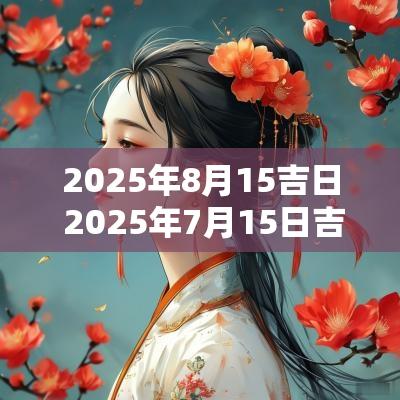 2025年8月15吉日 2025年7月15日吉日