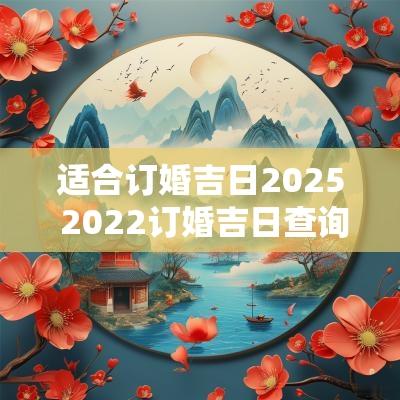 适合订婚吉日2025 2025订婚吉日查询