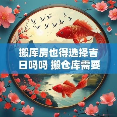 搬库房也得选择吉日吗吗 搬仓库需要什么东西才吉利