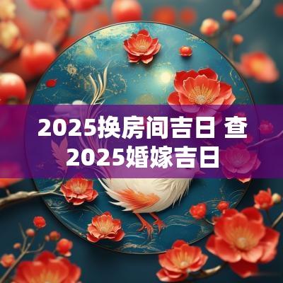 2025换房间吉日 查2025婚嫁吉日