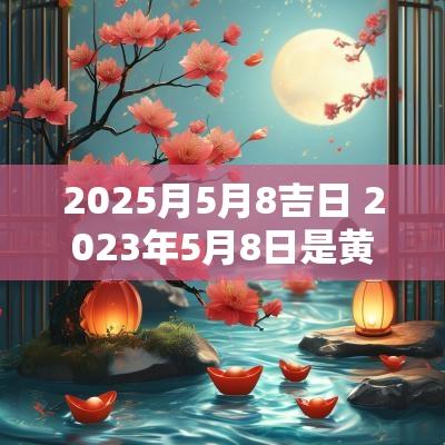 2025月5月8吉日 2025年5月8日是黄道吉日吗