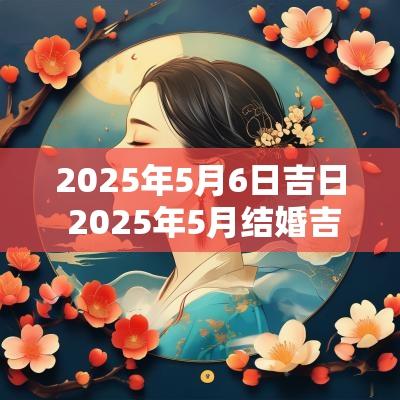 2025年5月6日吉日 2025年5月结婚吉日老黄历