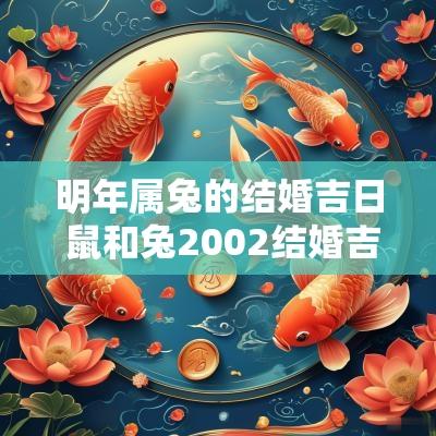 明年属兔的结婚吉日 鼠和兔2002结婚吉日 明年属兔的结婚吉日 鼠和兔2002结婚吉日