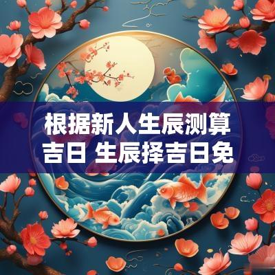 根据新人生辰测算吉日 生辰择吉日免费