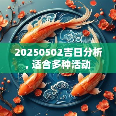 20250502吉日分析, 适合多种活动