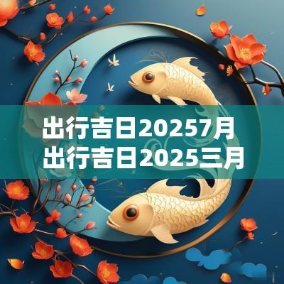 出行吉日20257月 出行吉日2025三月