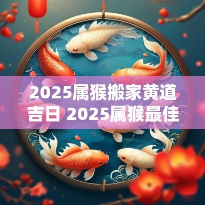 2025属猴搬家黄道吉日 2025属猴最佳搬家吉日