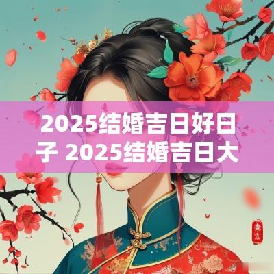 2025结婚吉日好日子 2025结婚吉日大全免费