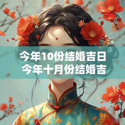 今年10份结婚吉日 今年十月份结婚吉日一览表