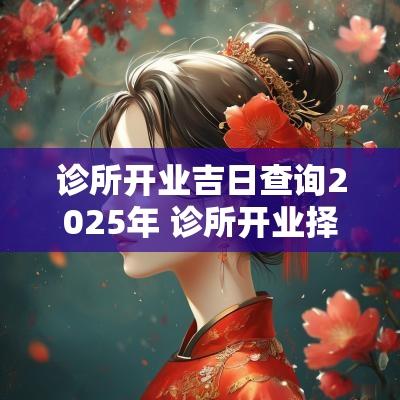 诊所开业吉日查询2025年 诊所开业择日方法