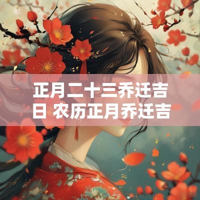 正月二十三乔迁吉日 农历正月乔迁吉日 正月二十三乔迁吉日 农历正月乔迁吉日
