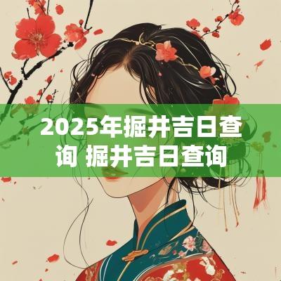 2025年掘井吉日查询 掘井吉日查询