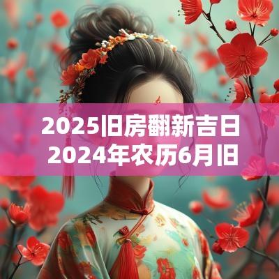2025旧房翻新吉日 2025年农历6月旧房翻新改造吉日