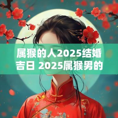 属猴的人2025结婚吉日 2025属猴男的结婚吉日