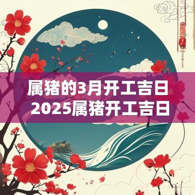 属猪的3月开工吉日 2025属猪开工吉日时辰