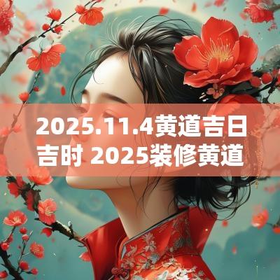 2025.11.4黄道吉日吉时 2025装修黄道吉日吉时