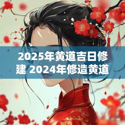 2025年黄道吉日修建 2025年修造黄道吉日一览表
