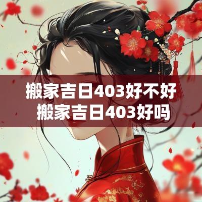 搬家吉日403好不好 搬家吉日403好吗