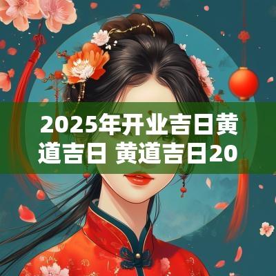 2025年开业吉日黄道吉日 黄道吉日2025年吉日查询