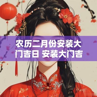 农历二月份安装大门吉日 安装大门吉日2025年