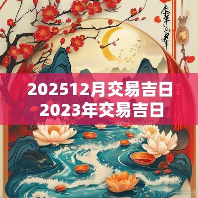 202512月交易吉日 2025年交易吉日