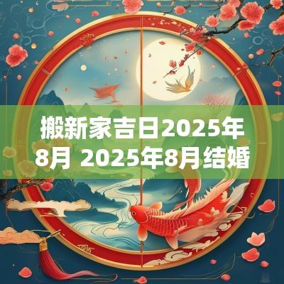 搬新家吉日2025年8月 2025年8月结婚吉日