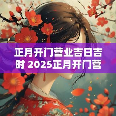 正月开门营业吉日吉时 2025正月开门营业吉日