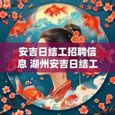安吉日结工招聘信息 湖州安吉日结工招聘信息