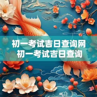 初一考试吉日查询网 初一考试吉日查询表