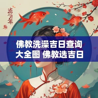 佛教洗澡吉日查询大全图 佛教选吉日