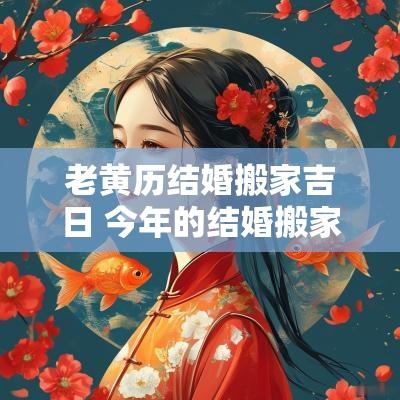 老黄历结婚搬家吉日 今年的结婚搬家黄道吉日