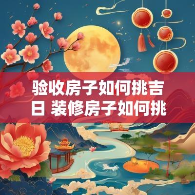 验收房子如何挑吉日 装修房子如何挑选吉日