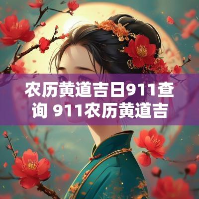 农历黄道吉日911查询 911农历黄道吉日查询