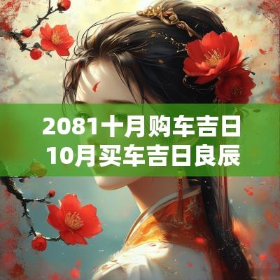 2081十月购车吉日 10月买车吉日良辰