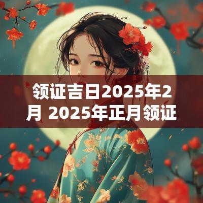 领证吉日2025年2月 2025年正月领证吉日一览表
