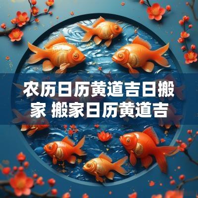 农历日历黄道吉日搬家 搬家日历黄道吉日查询