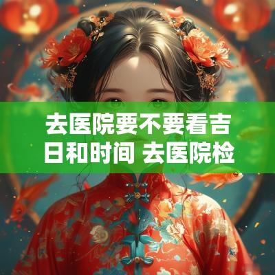 去医院要不要看吉日和时间 去医院检查需要看黄道吉日吗