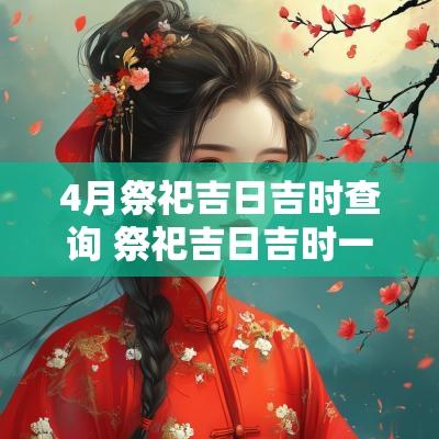 4月祭祀吉日吉时查询 祭祀吉日吉时一览表
