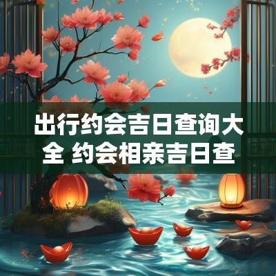 出行约会吉日查询大全 约会相亲吉日查询大全