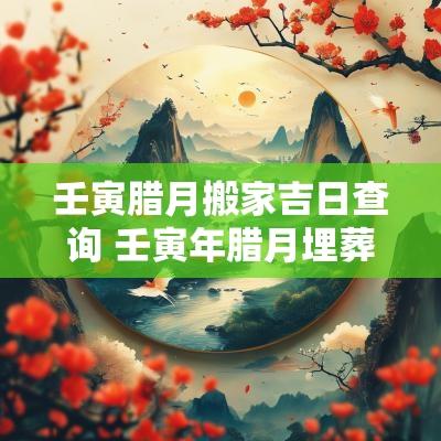 壬寅腊月搬家吉日查询 壬寅年腊月埋葬吉日查询