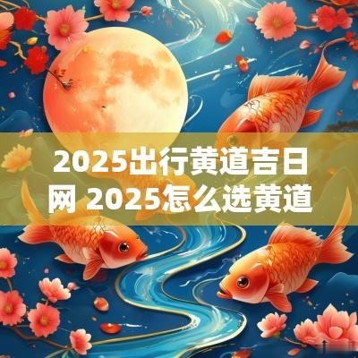 2025出行黄道吉日网 2025怎么选黄道吉日